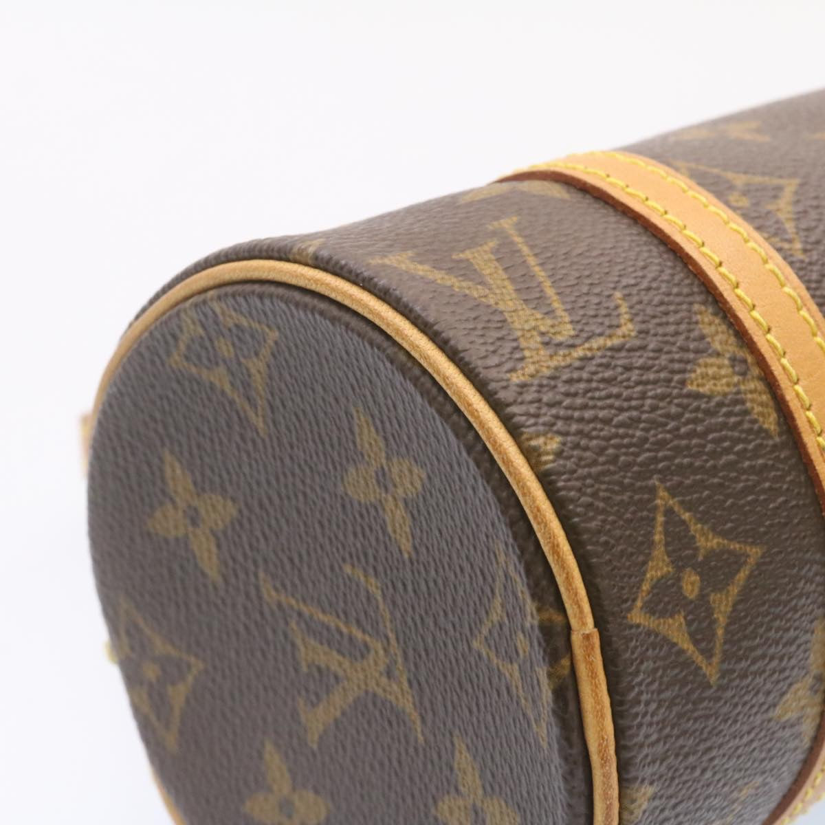 LOUIS VUITTON Monogram Papillon 19 Hand Bag M51389 LV Auth 25829A