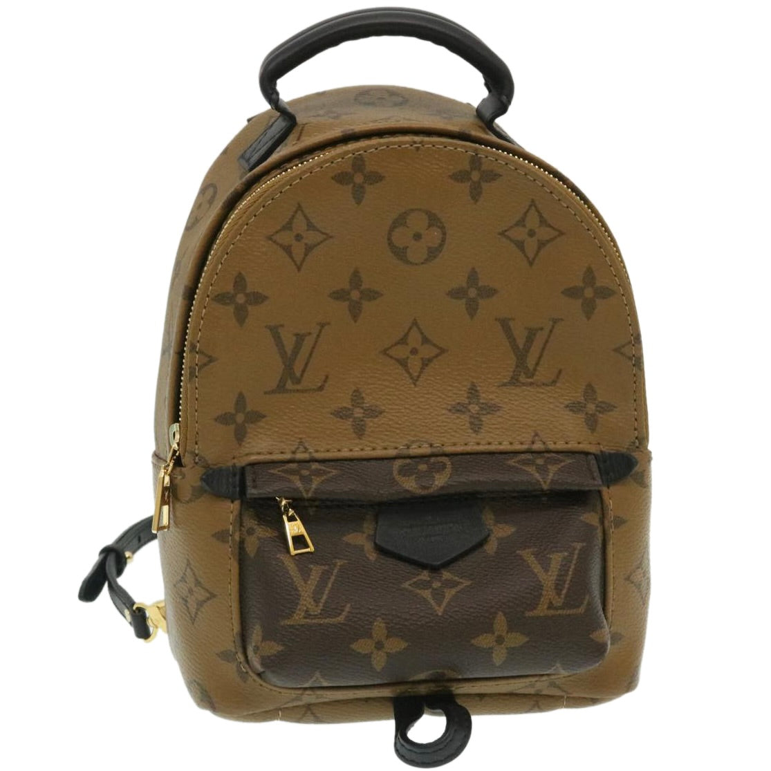 LOUIS VUITTON Monogram Reverse Palm Springs Mini Backpack M44872 LV Auth 25969A