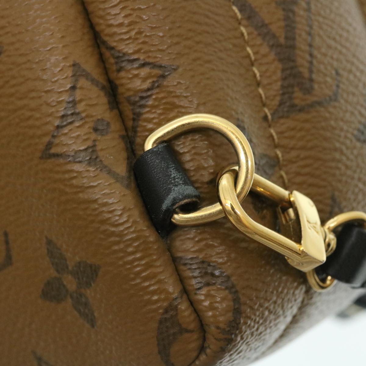 LOUIS VUITTON Monogram Reverse Palm Springs Mini Backpack M44872 LV Auth 25969A