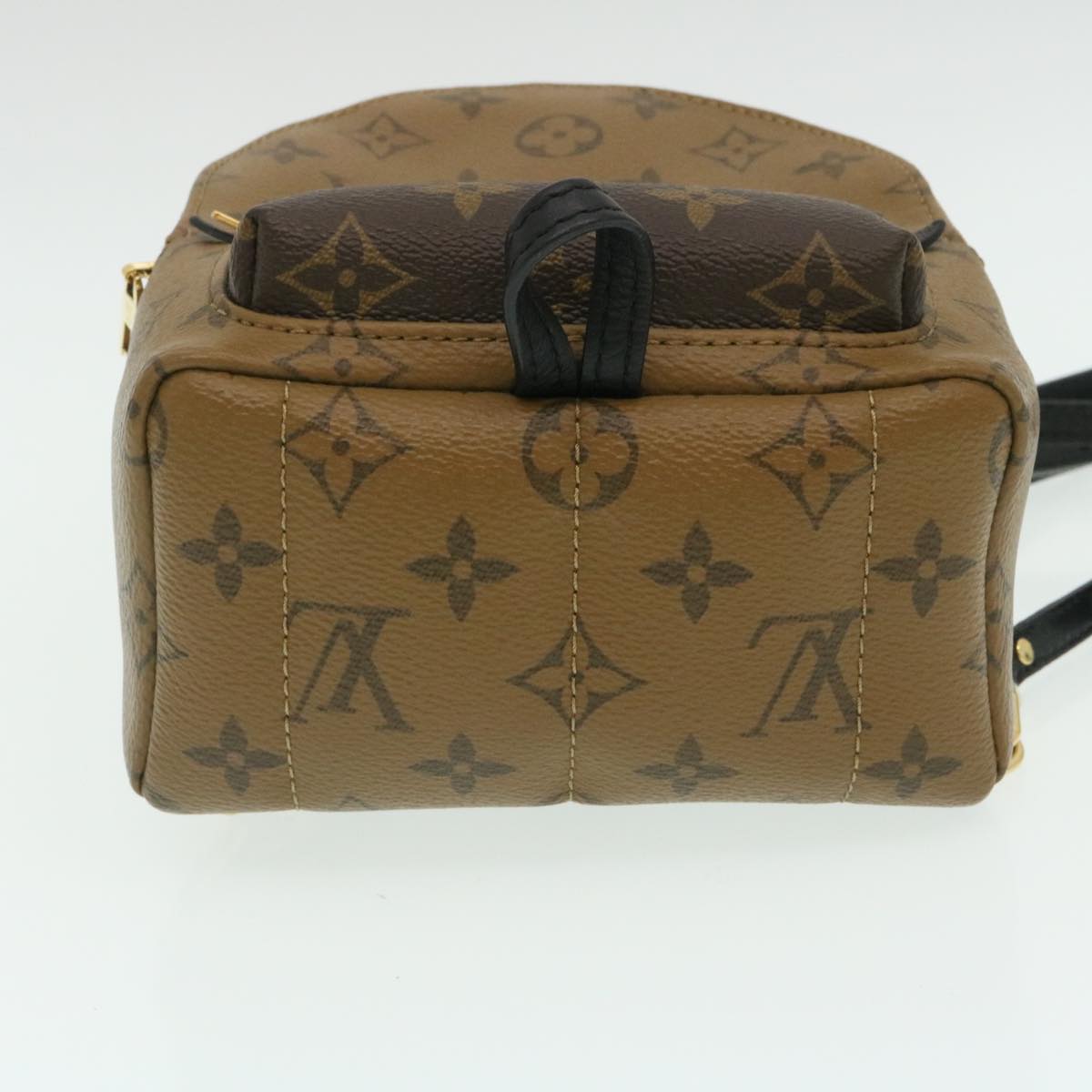 LOUIS VUITTON Monogram Reverse Palm Springs Mini Backpack M44872 LV Auth 25969A