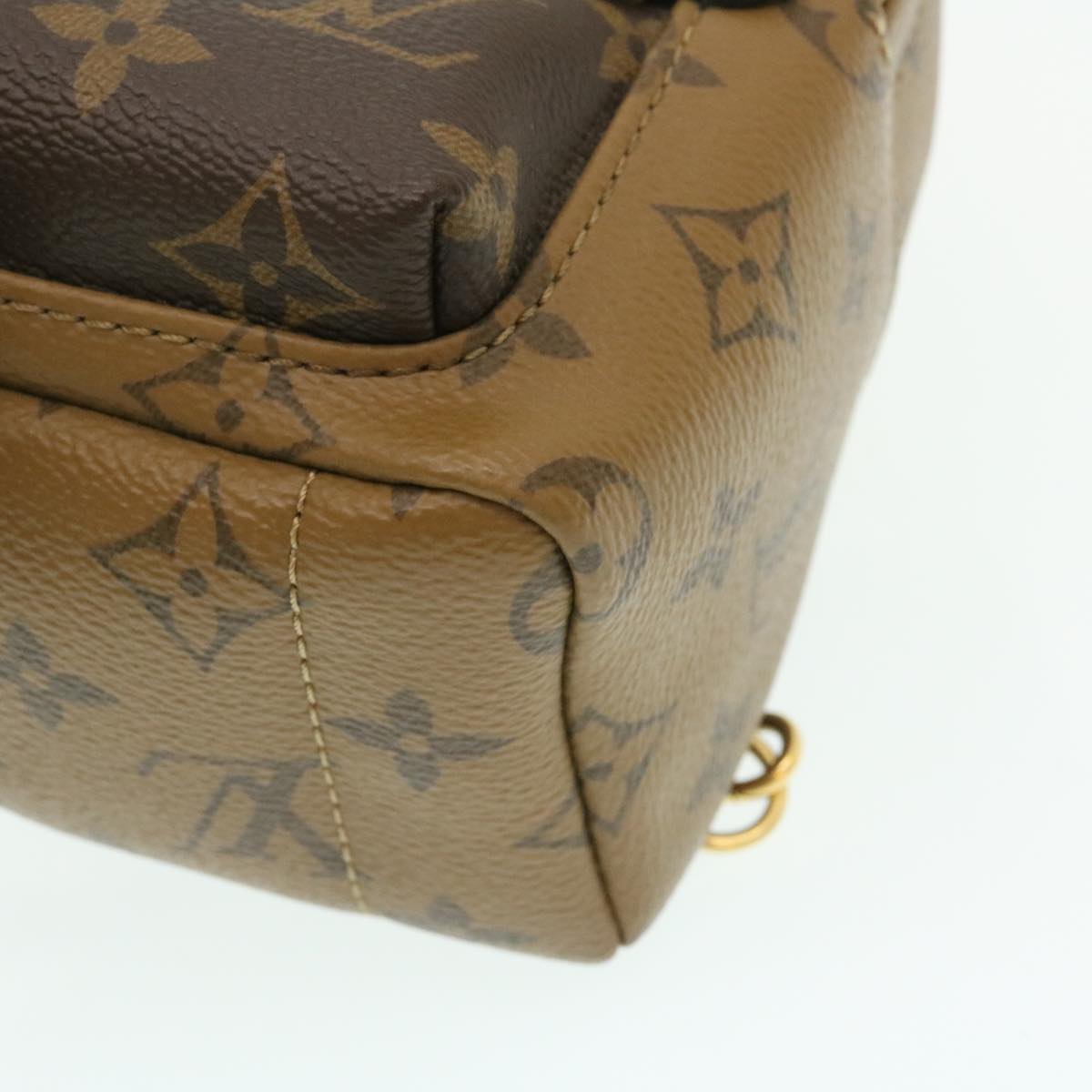 LOUIS VUITTON Monogram Reverse Palm Springs Mini Backpack M44872 LV Auth 25969A