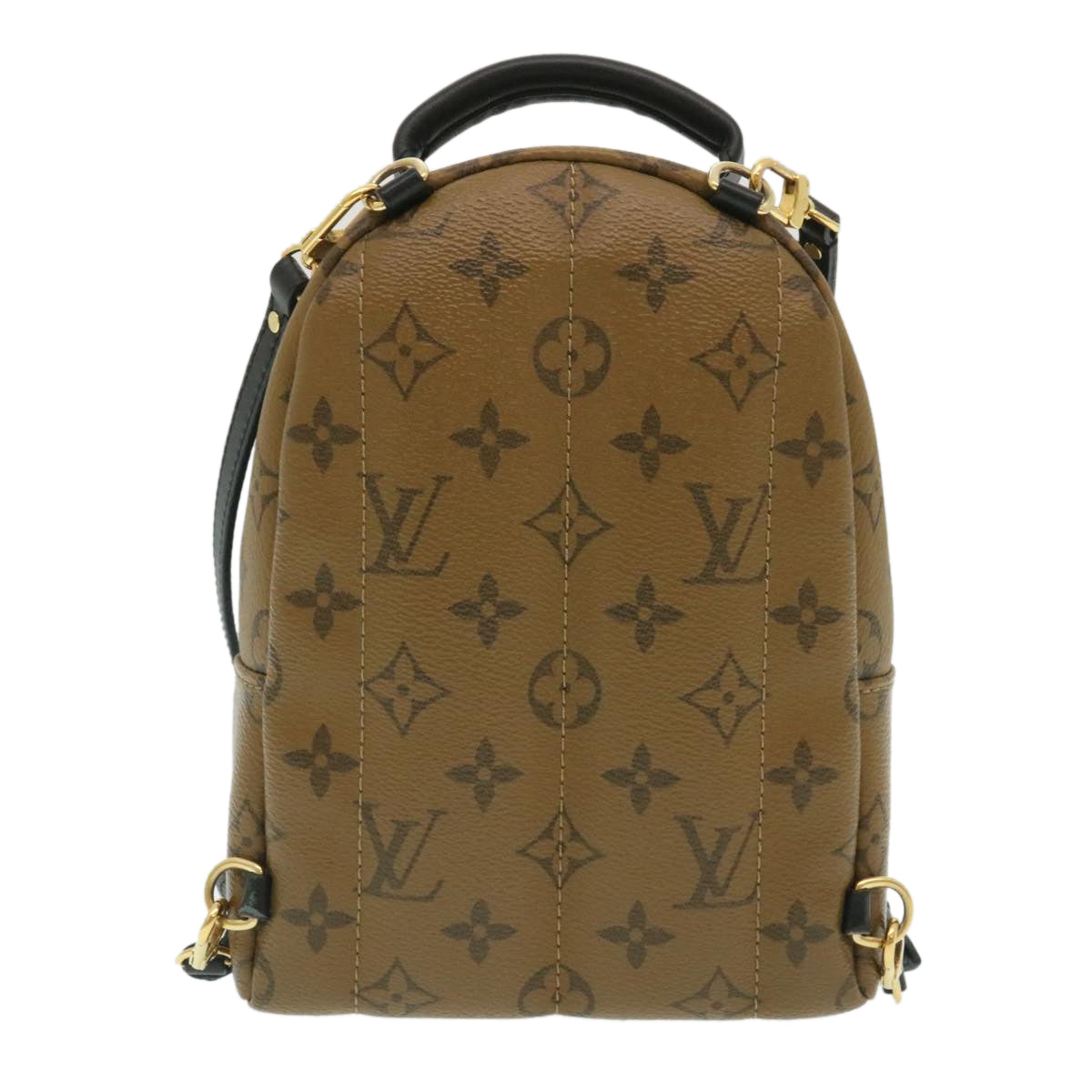 LOUIS VUITTON Monogram Reverse Palm Springs Mini Backpack M44872 LV Auth 25969A