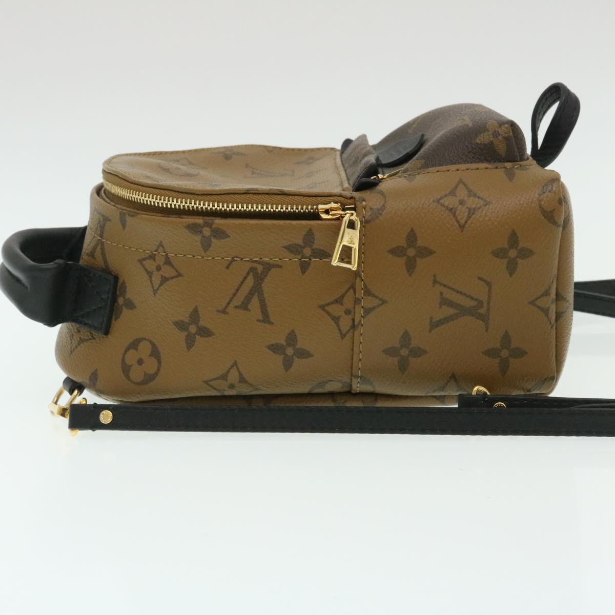 LOUIS VUITTON Monogram Reverse Palm Springs Mini Backpack M44872 LV Auth 25969A