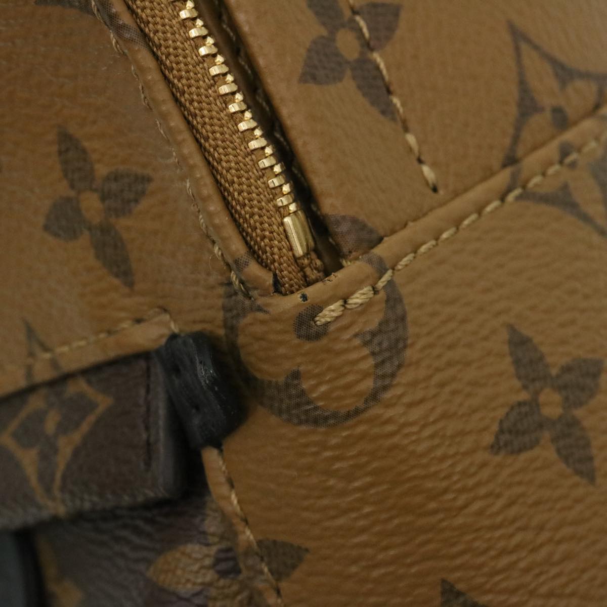 LOUIS VUITTON Monogram Reverse Palm Springs Mini Backpack M44872 LV Auth 25969A