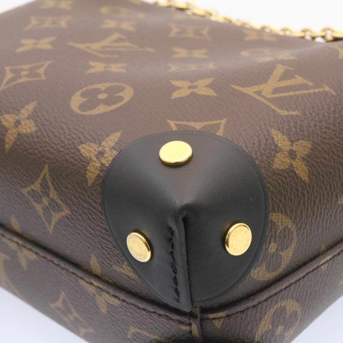 LOUIS VUITTON Monogram Petit Maru Suple 2Way Hand ShoulderBag M45571 Auth 26055A