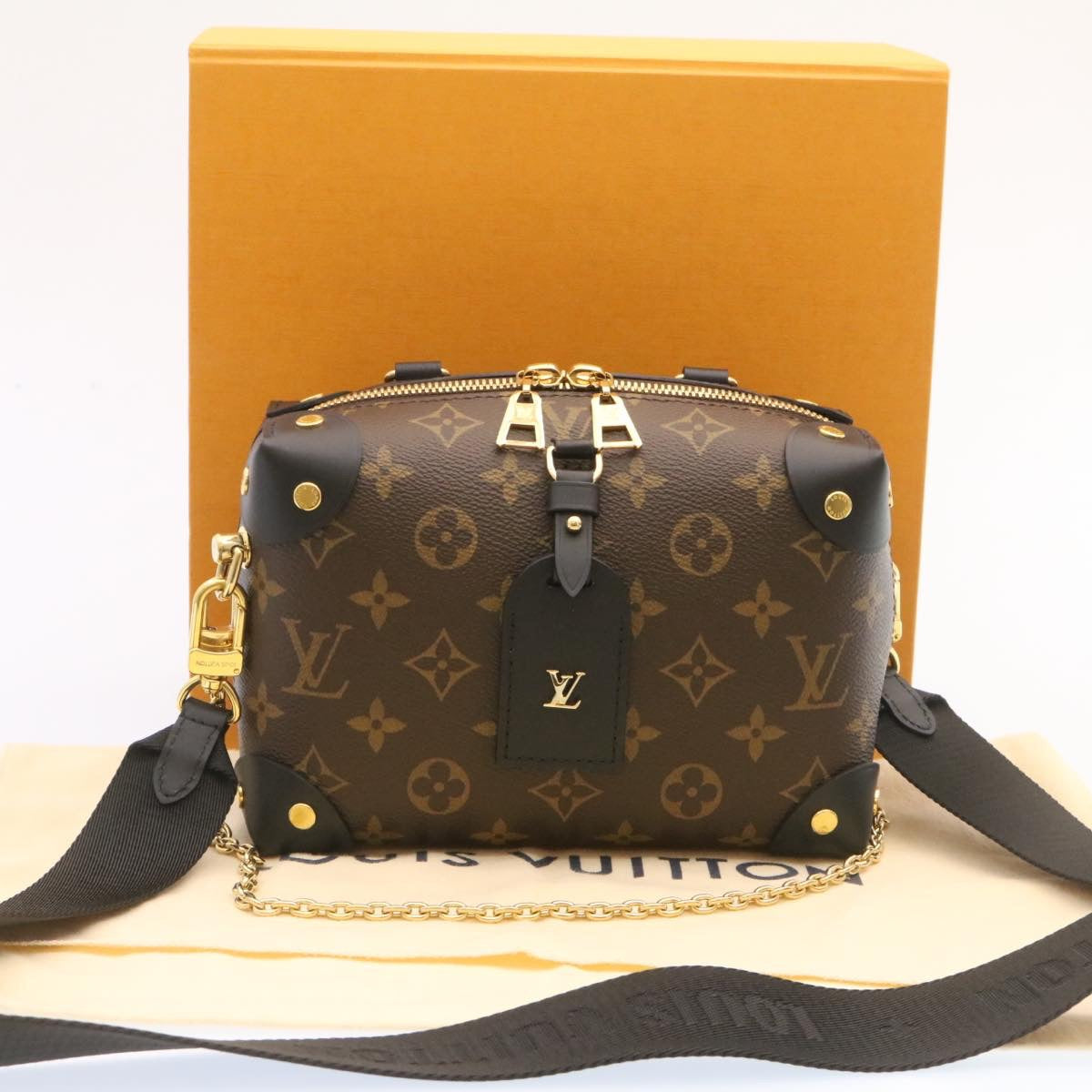 LOUIS VUITTON Monogram Petit Maru Suple 2Way Hand ShoulderBag M45571 Auth 26055A