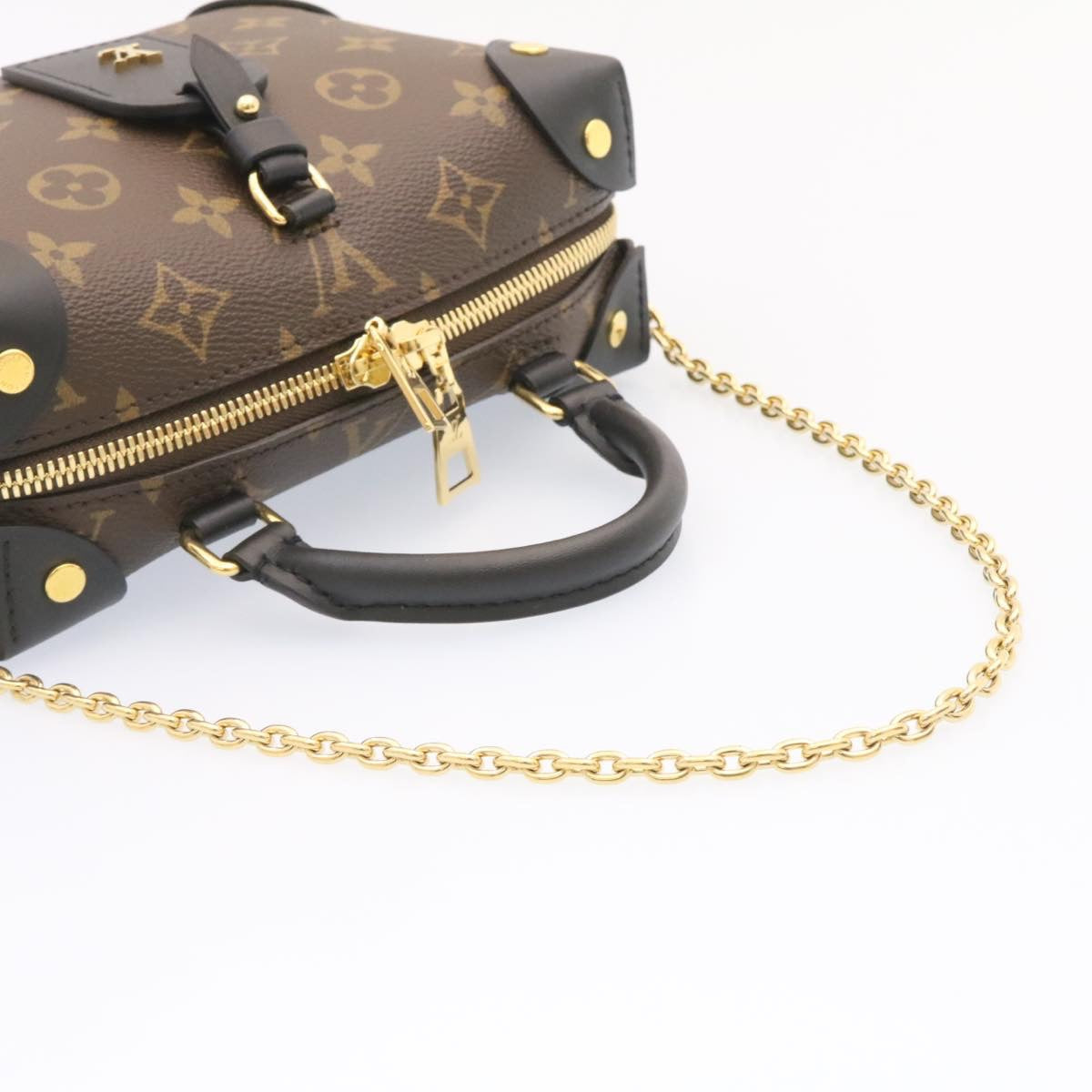 LOUIS VUITTON Monogram Petit Maru Suple 2Way Hand ShoulderBag M45571 Auth 26055A