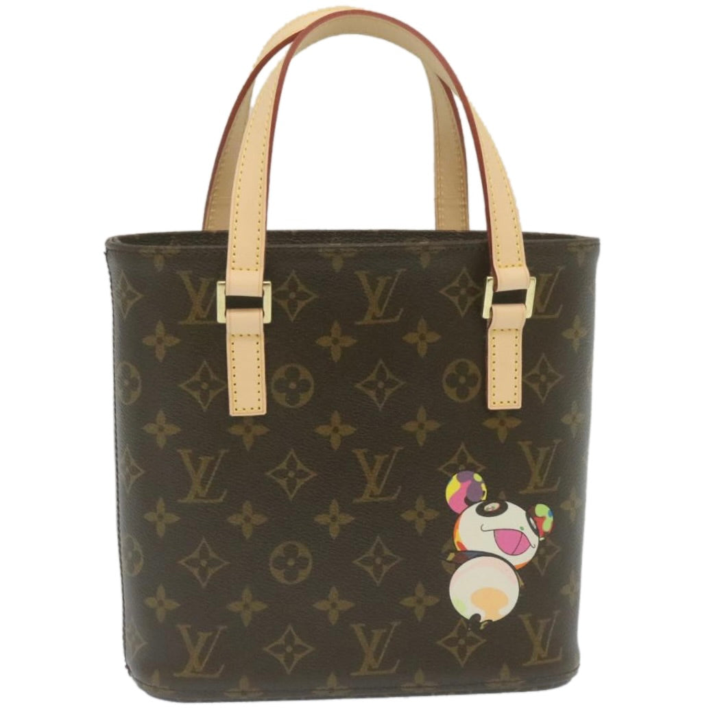 LOUIS VUITTON Monogram Panda TakashiMurakami Vavin PM ToteBag M51173Auth26131SAV