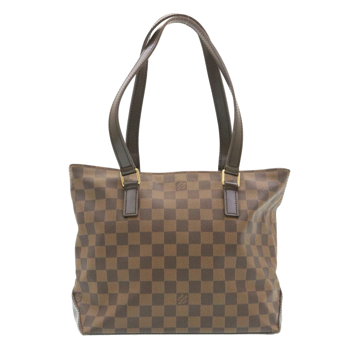 LOUIS VUITTON Damier Ebene Cabas Piano Tote Bag N51187 LV Auth 26496A