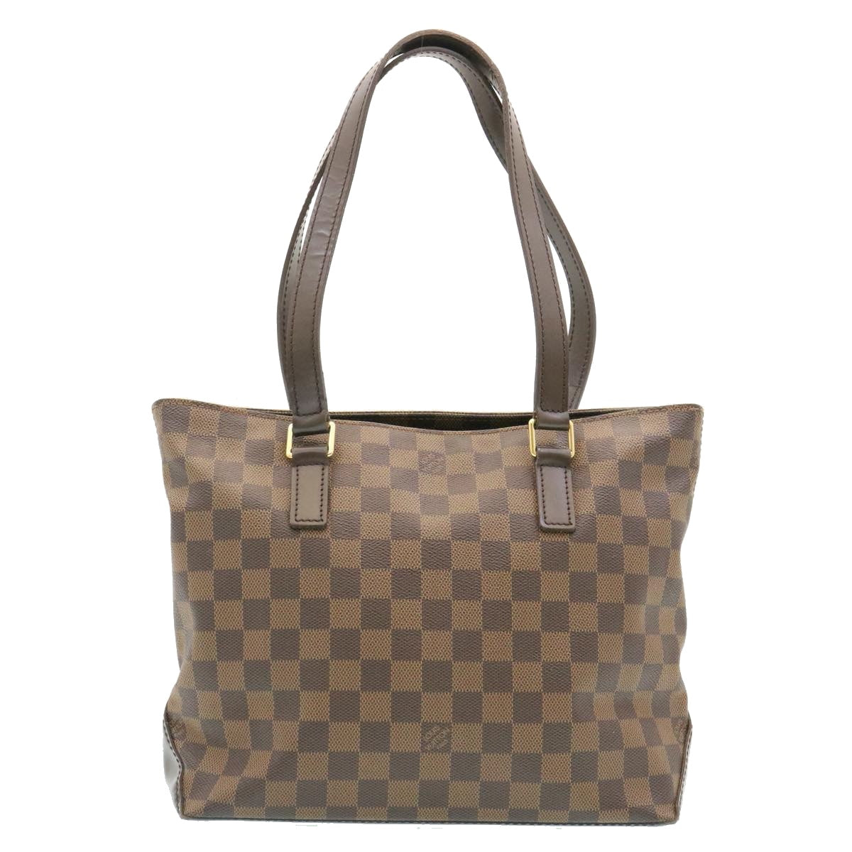 LOUIS VUITTON Damier Ebene Cabas Piano Tote Bag N51187 LV Auth 26496A