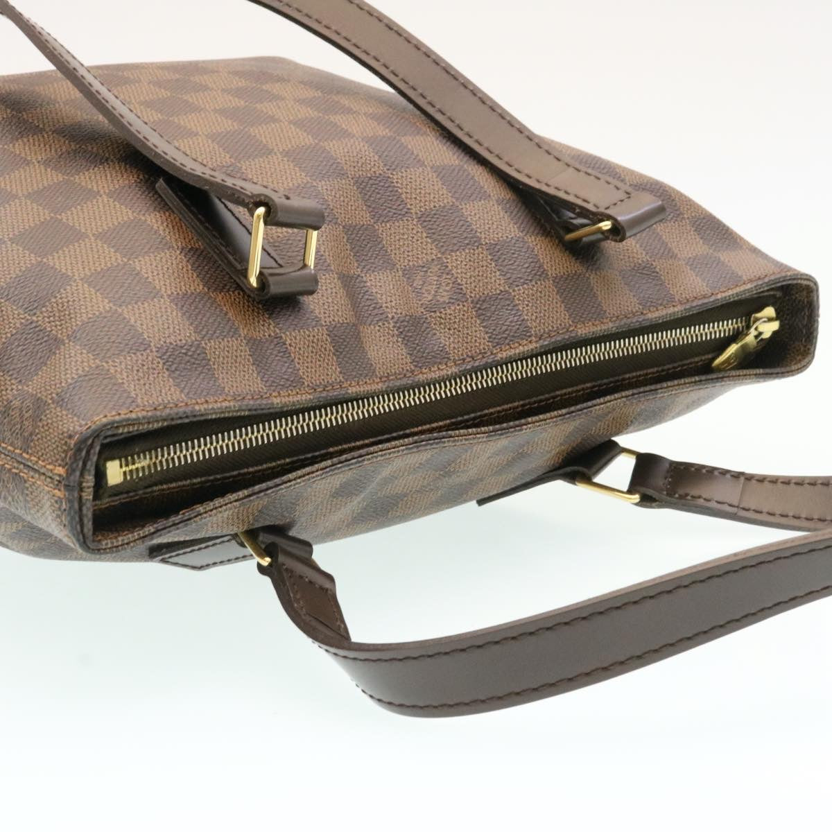 LOUIS VUITTON Damier Ebene Cabas Piano Tote Bag N51187 LV Auth 26496A