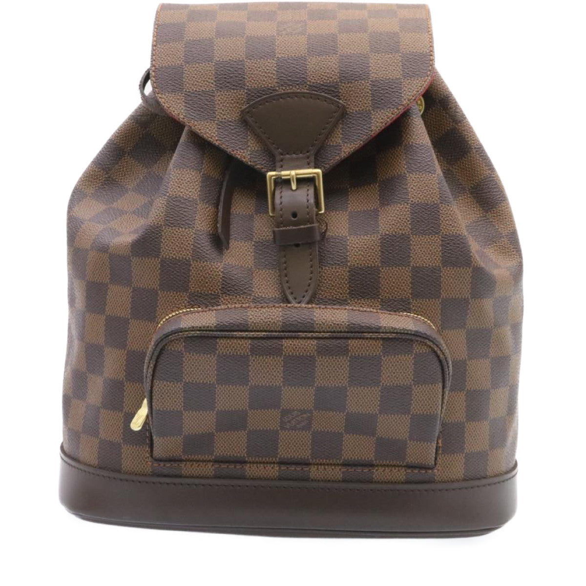 LOUIS VUITTON Damier Ebene Montsouris MM Backpack N51143 LV Auth 26498A