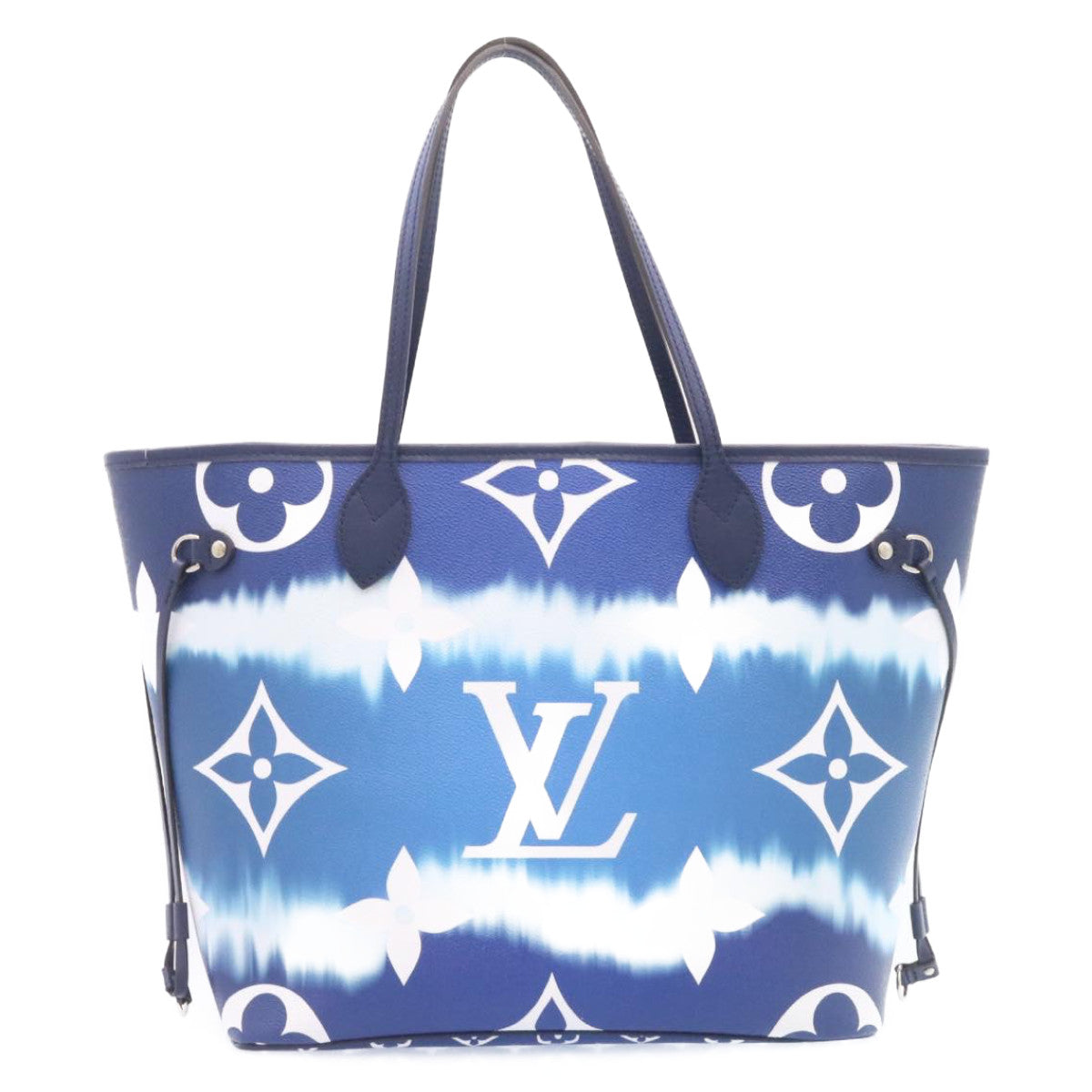 LOUIS VUITTON Monogram Escal Neverfull MM Tote Bag Blue M45128 LV Auth 26573A