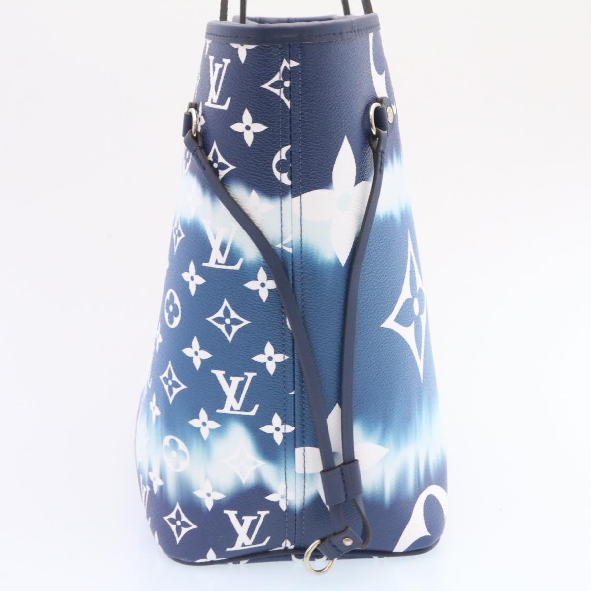 LOUIS VUITTON Monogram Escal Neverfull MM Tote Bag Blue M45128 LV Auth 26573A