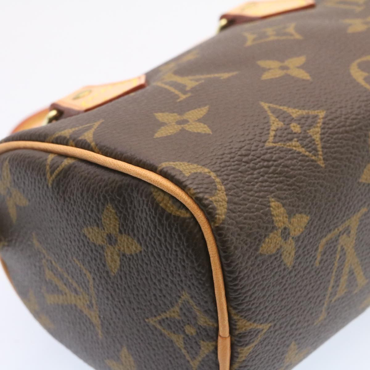 LOUIS VUITTON Monogram Mini Speedy Hand Bag M41534 LV Auth 26741A