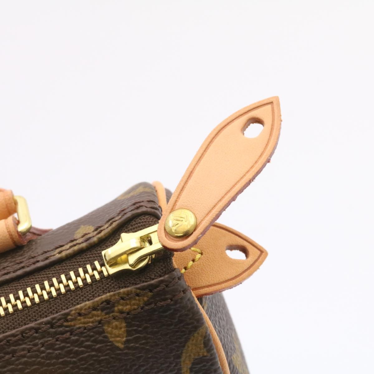 LOUIS VUITTON Monogram Mini Speedy Hand Bag M41534 LV Auth 26741A