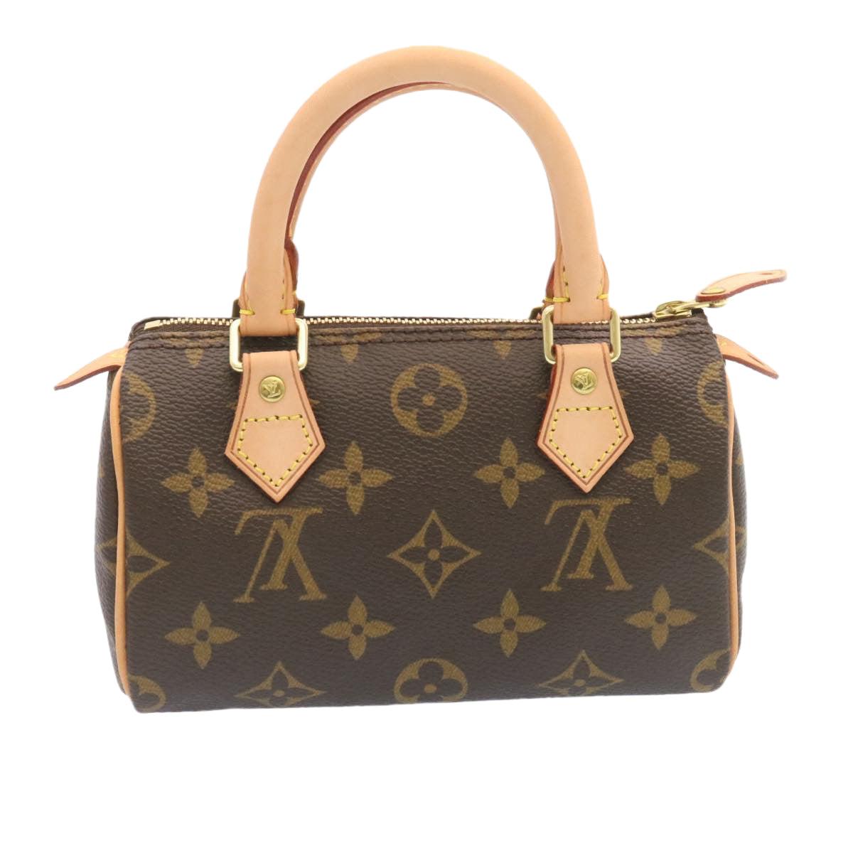 LOUIS VUITTON Monogram Mini Speedy Hand Bag M41534 LV Auth 26741A