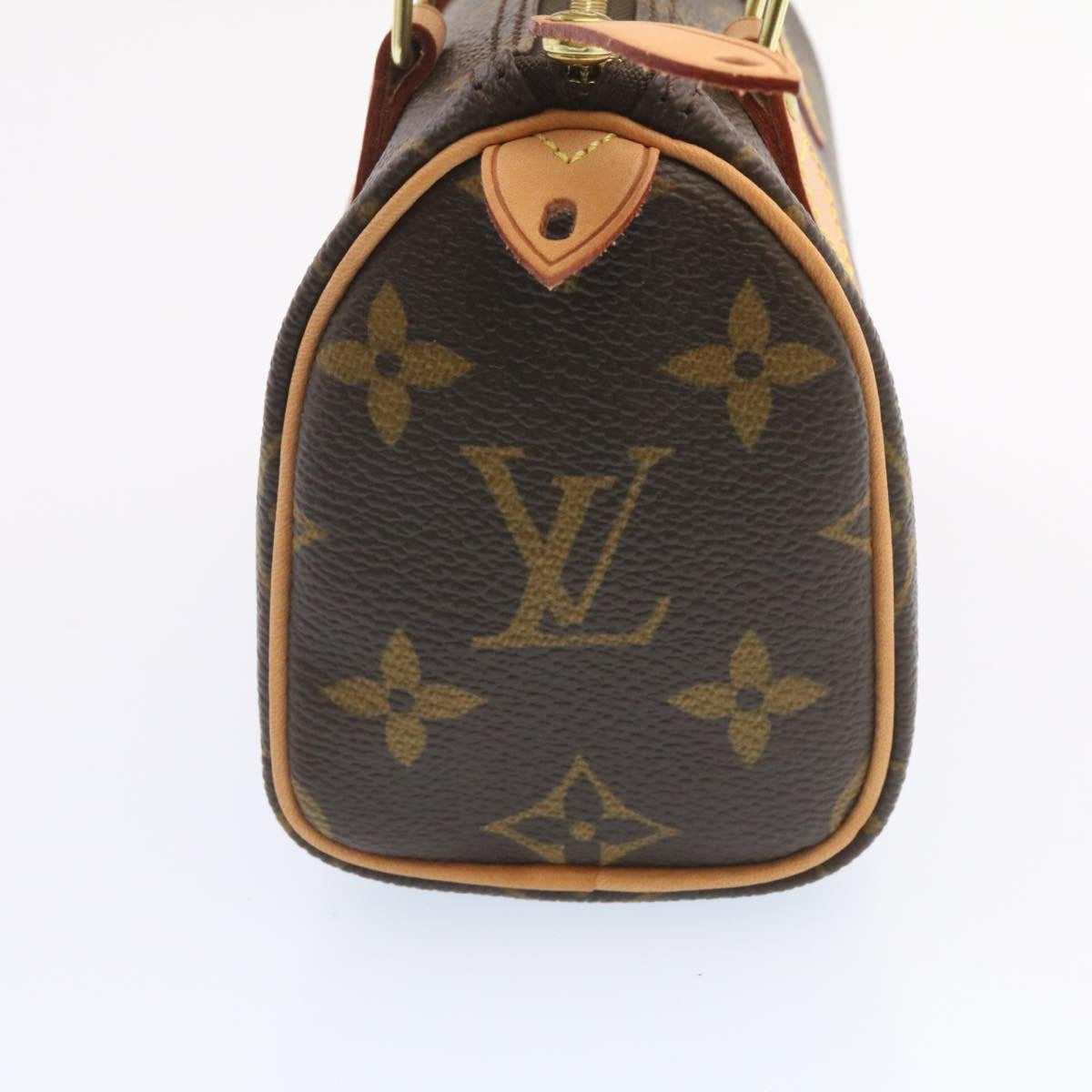 LOUIS VUITTON Monogram Mini Speedy Hand Bag M41534 LV Auth 26741A