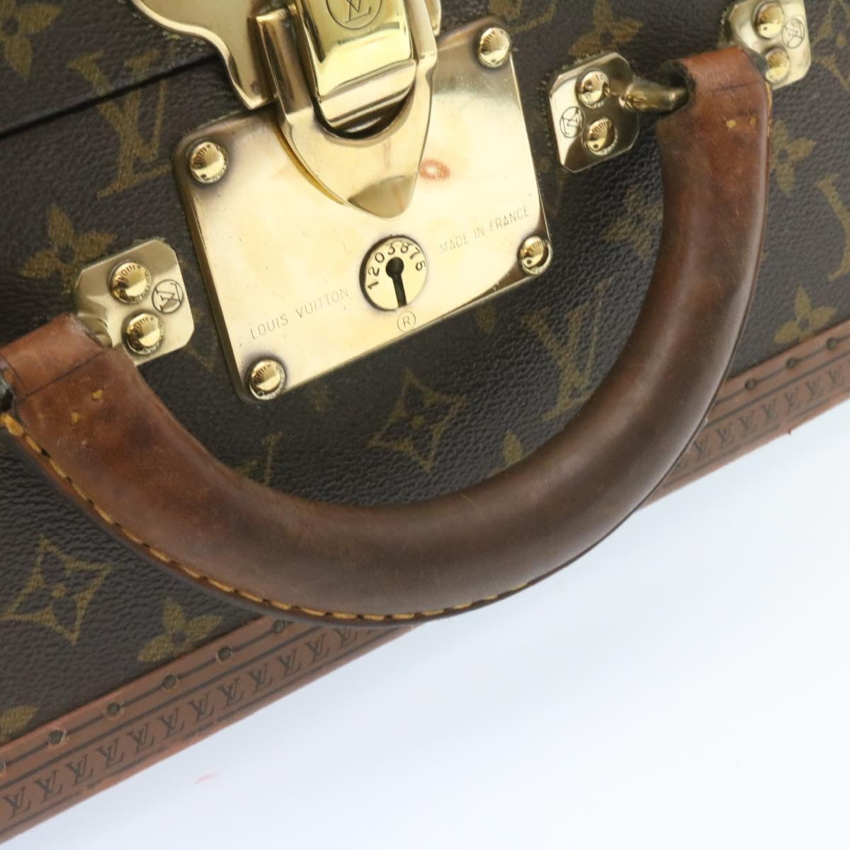 LOUIS VUITTON Monogram Cotteville 55 Trunk M21424 LV Auth 26865M