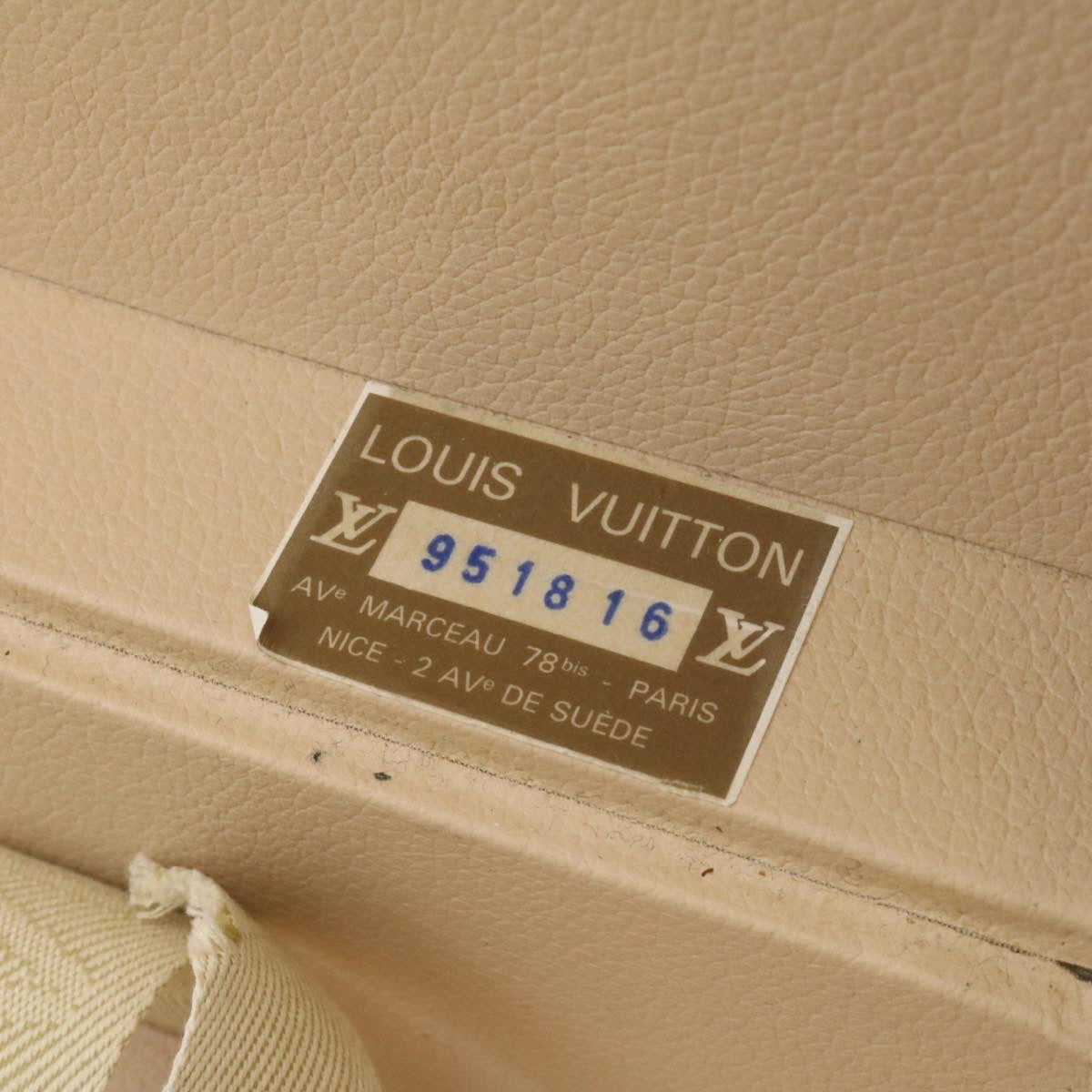 LOUIS VUITTON Monogram Cotteville 50Trunk Vintage M21422 LV Auth 27063SV