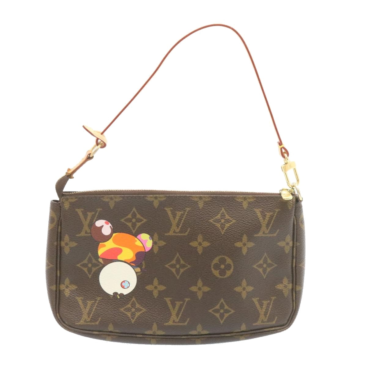 LOUIS VUITTON Monogram Panda Pochette Accessoires Pouch M51981 LV Auth 27072A