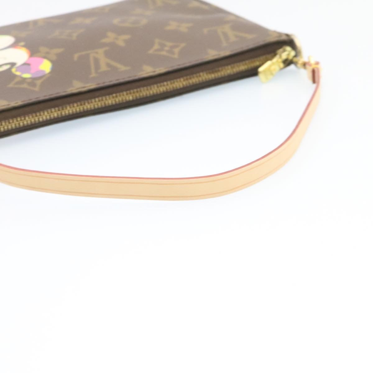 LOUIS VUITTON Monogram Panda Pochette Accessoires Pouch M51981 LV Auth 27072A