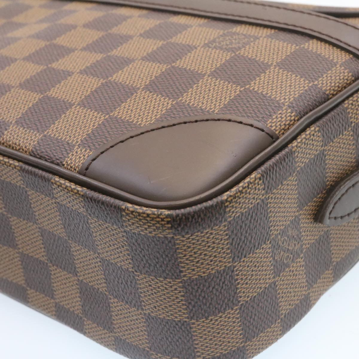 LOUIS VUITTON Damier Ebene Trocadero 27 Shoulder Bag N48085 LV Auth 27264A