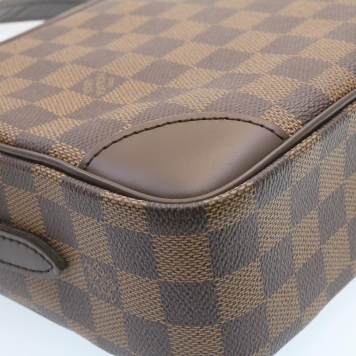 LOUIS VUITTON Damier Ebene Trocadero 27 Shoulder Bag N48085 LV Auth 27264A