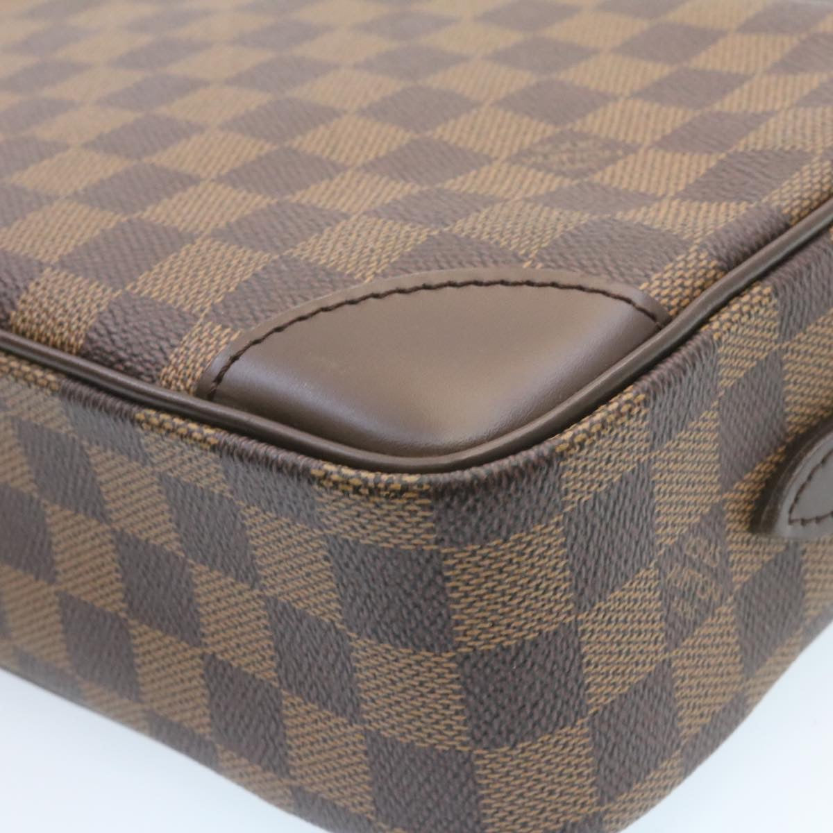 LOUIS VUITTON Damier Ebene Trocadero 27 Shoulder Bag N48085 LV Auth 27264A