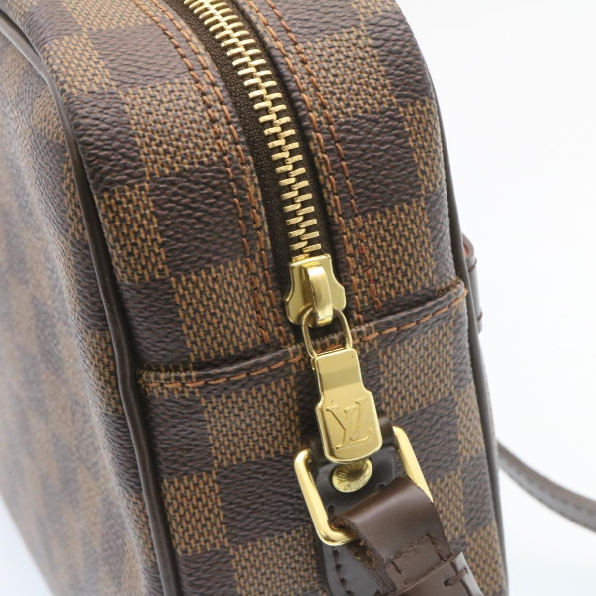 LOUIS VUITTON Damier Ebene Trocadero 27 Shoulder Bag N48085 LV Auth 27264A