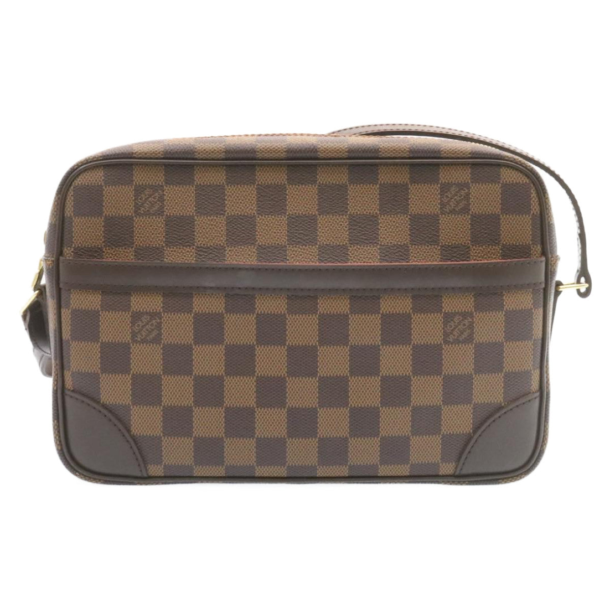 LOUIS VUITTON Damier Ebene Trocadero 27 Shoulder Bag N48085 LV Auth 27264A