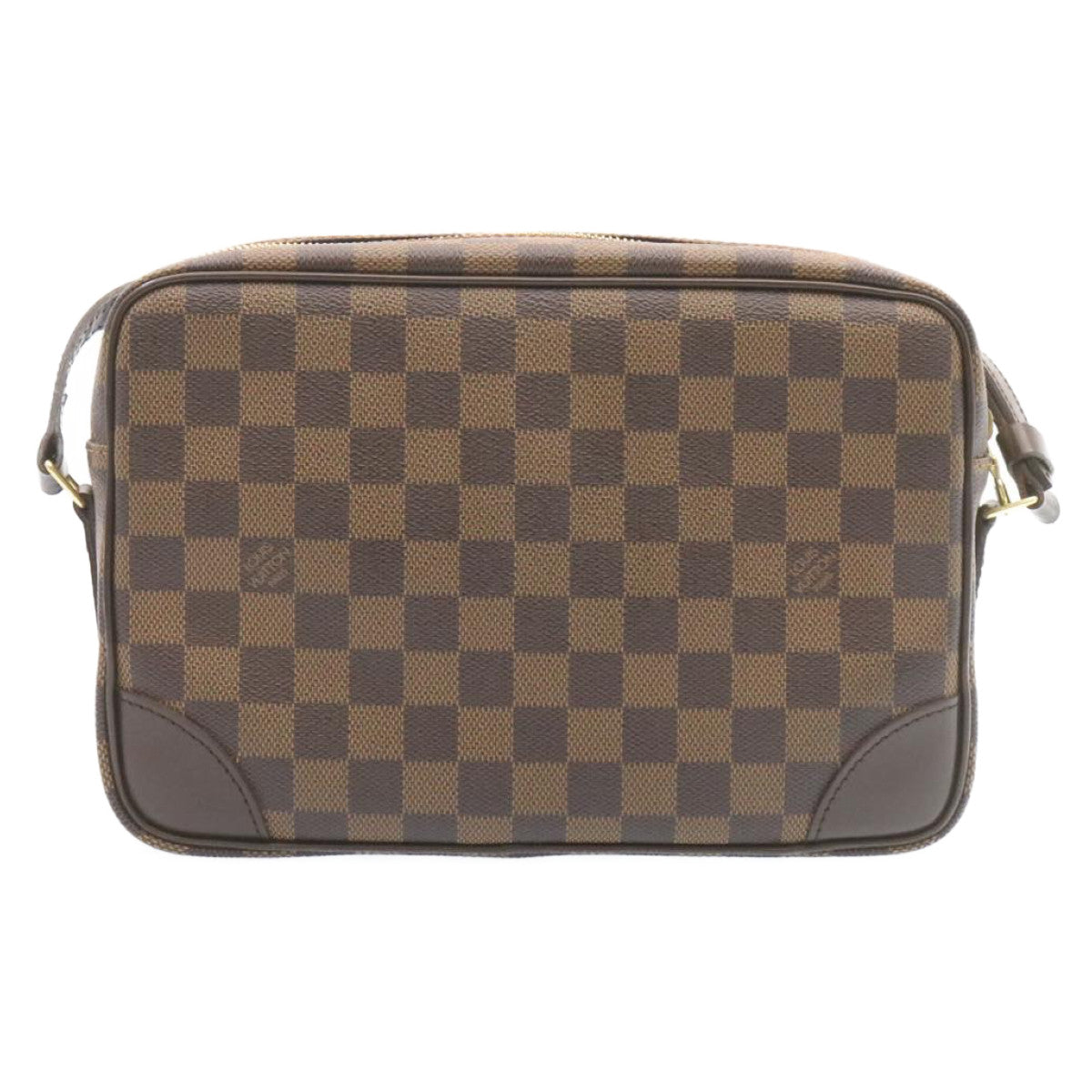 LOUIS VUITTON Damier Ebene Trocadero 27 Shoulder Bag N48085 LV Auth 27264A