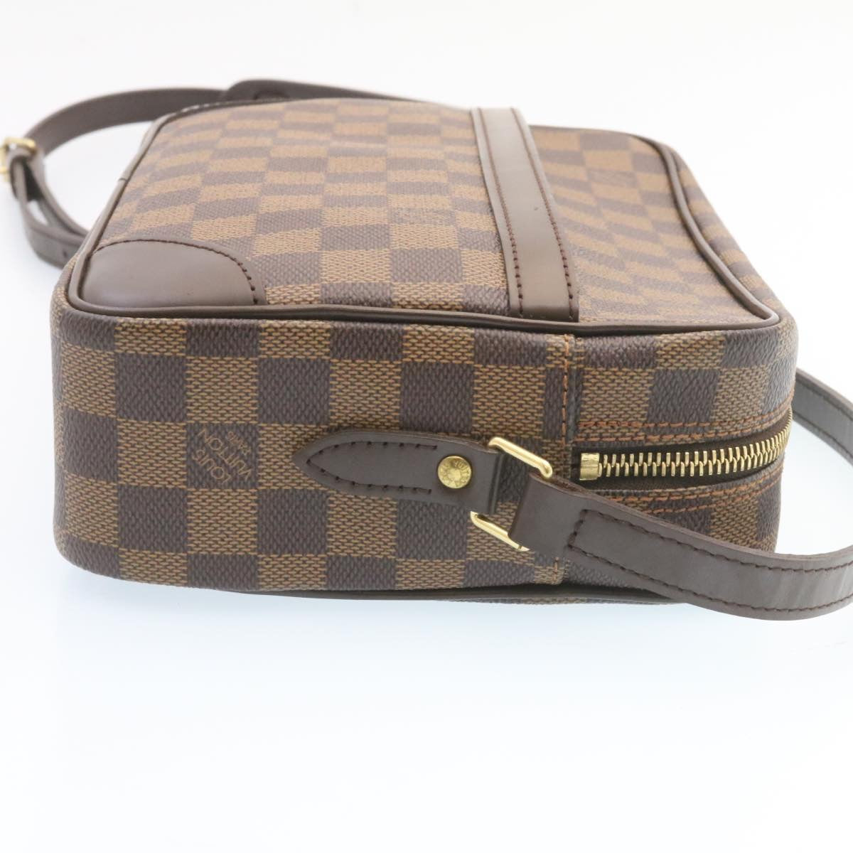 LOUIS VUITTON Damier Ebene Trocadero 27 Shoulder Bag N48085 LV Auth 27264A