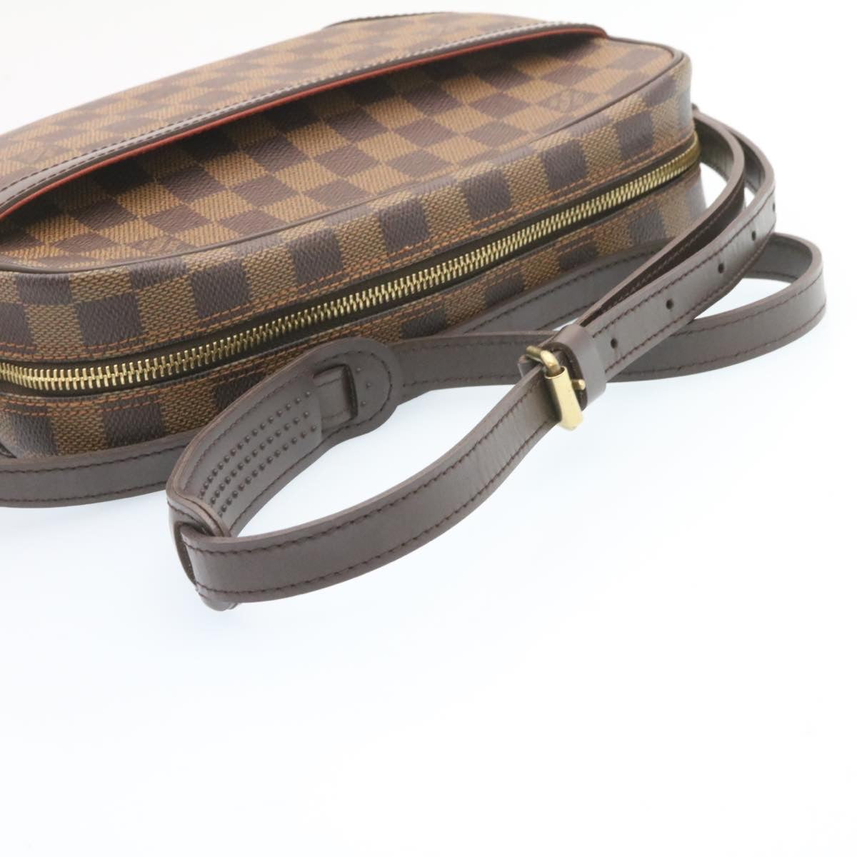 LOUIS VUITTON Damier Ebene Trocadero 27 Shoulder Bag N48085 LV Auth 27264A