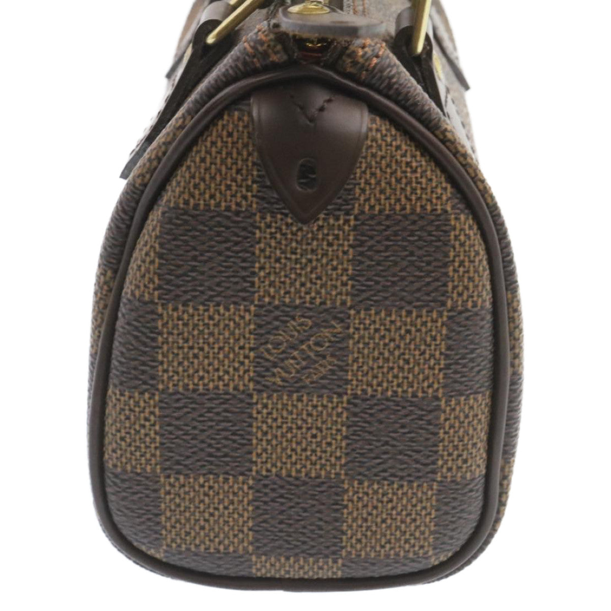 LOUIS VUITTON Damier Ebene Mini Speedy Hand Bag M41534 LV Auth 27265A