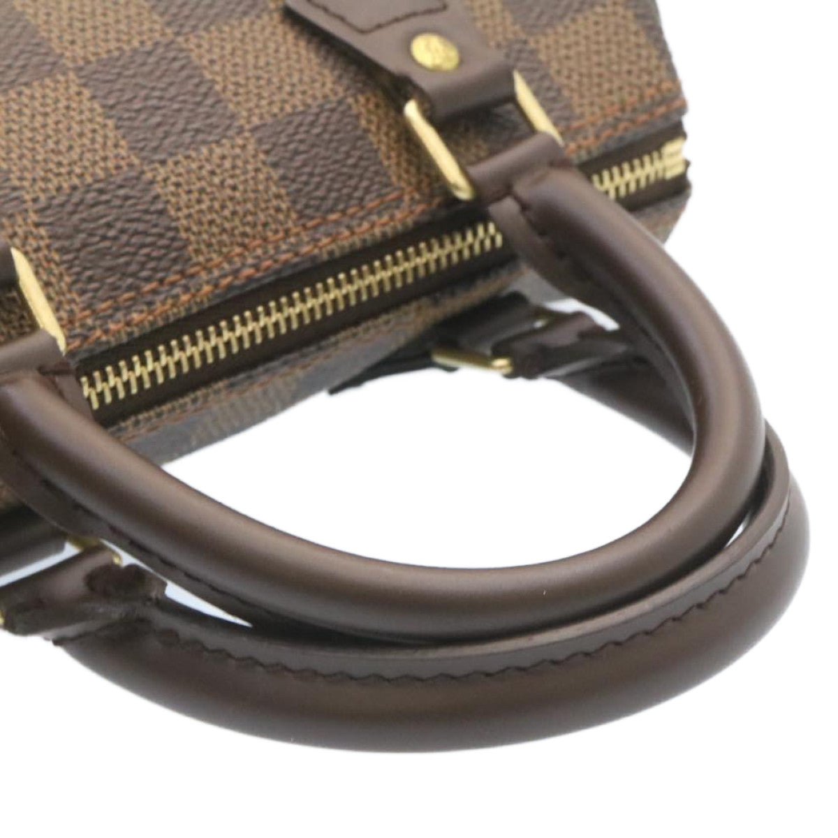 LOUIS VUITTON Damier Ebene Mini Speedy Hand Bag M41534 LV Auth 27265A