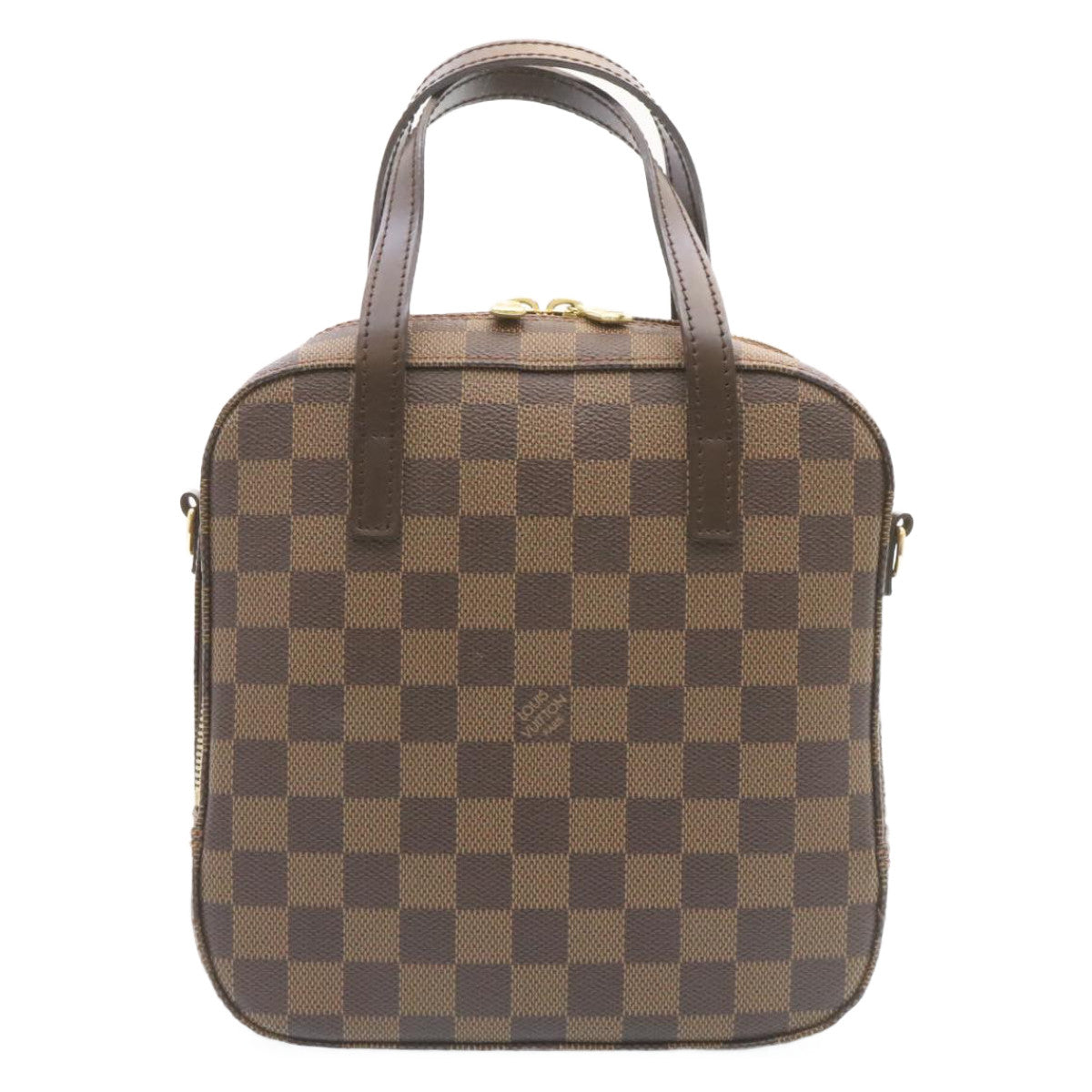 LOUIS VUITTON Damier Ebene Spontini Hand Bag SP Order N48021 LV Auth 27266A