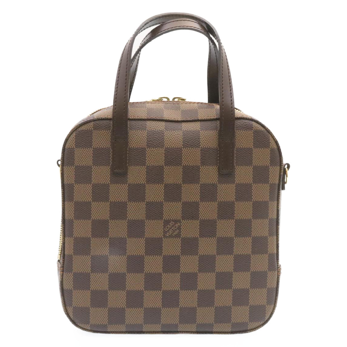 LOUIS VUITTON Damier Ebene Spontini Hand Bag SP Order N48021 LV Auth 27266A