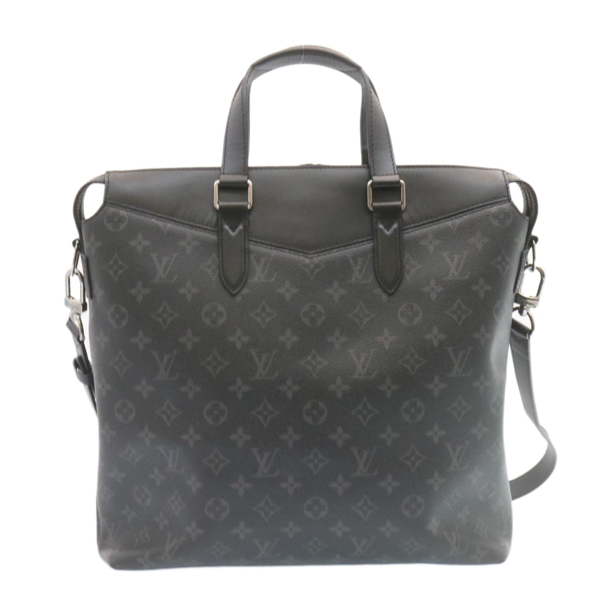 LOUIS VUITTON Monogram Eclipse Explorer 2Way Shoulder Bag M40566 Auth 27480A