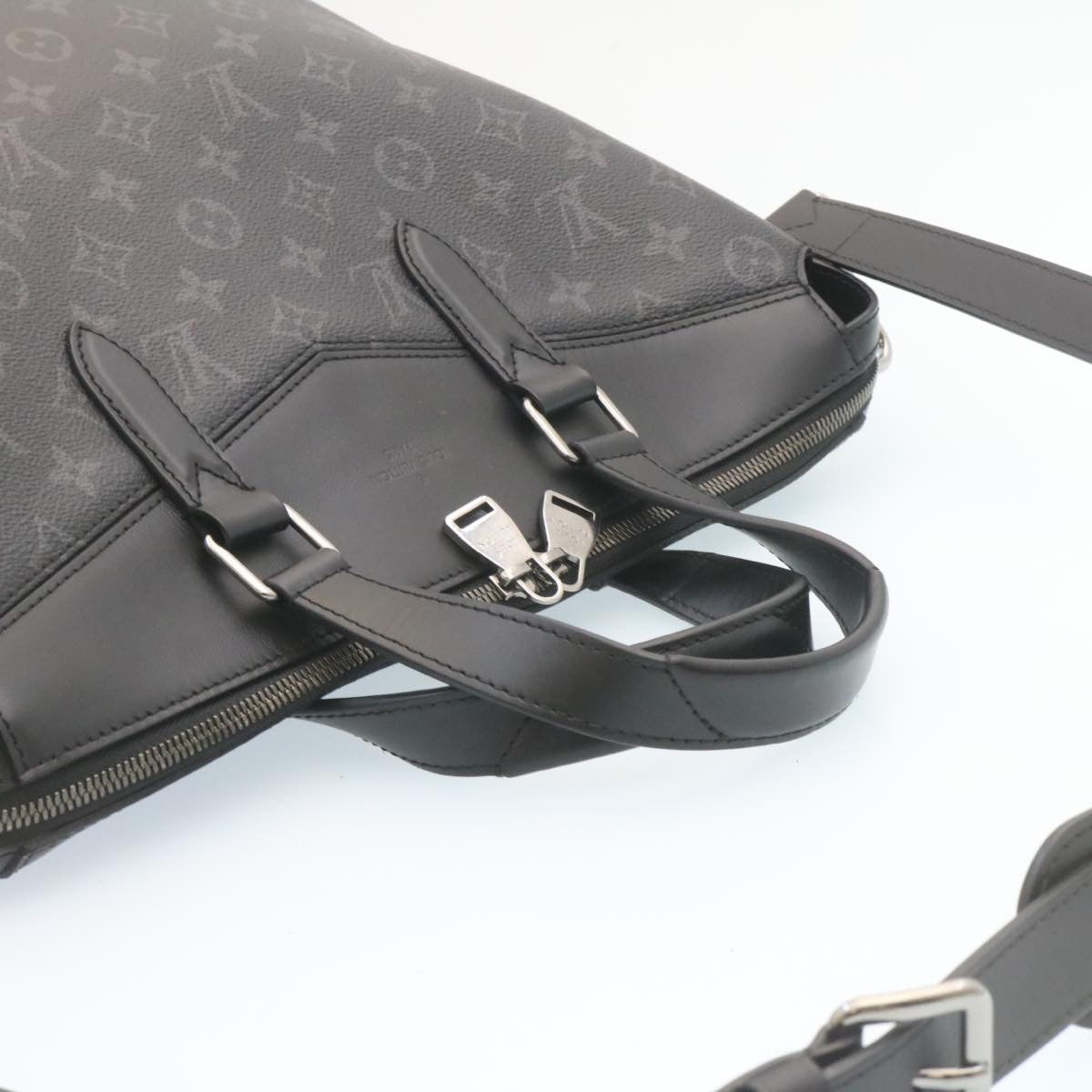 LOUIS VUITTON Monogram Eclipse Explorer 2Way Shoulder Bag M40566 Auth 27480A