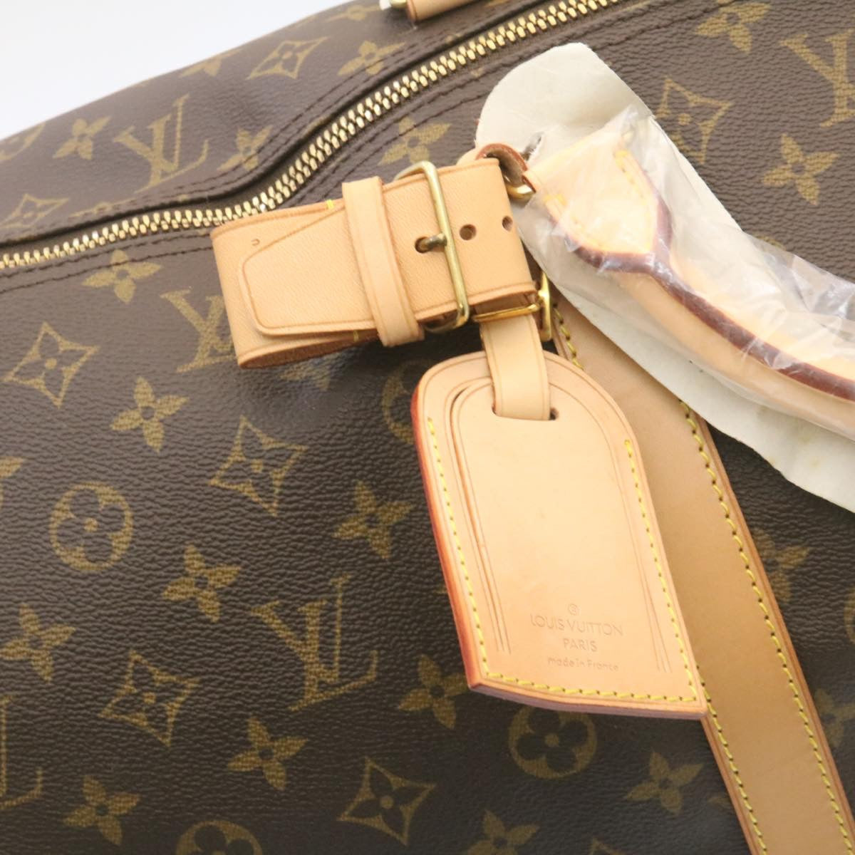 LOUIS VUITTON Monogram Keepall Bandouliere 60 Boston Bag M41412 LV Auth 27538