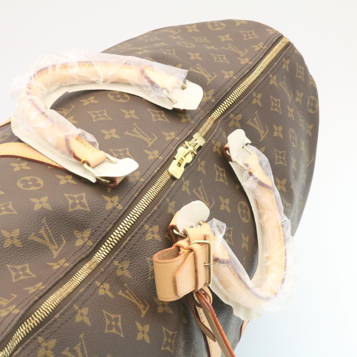 LOUIS VUITTON Monogram Keepall Bandouliere 60 Boston Bag M41412 LV Auth 27538