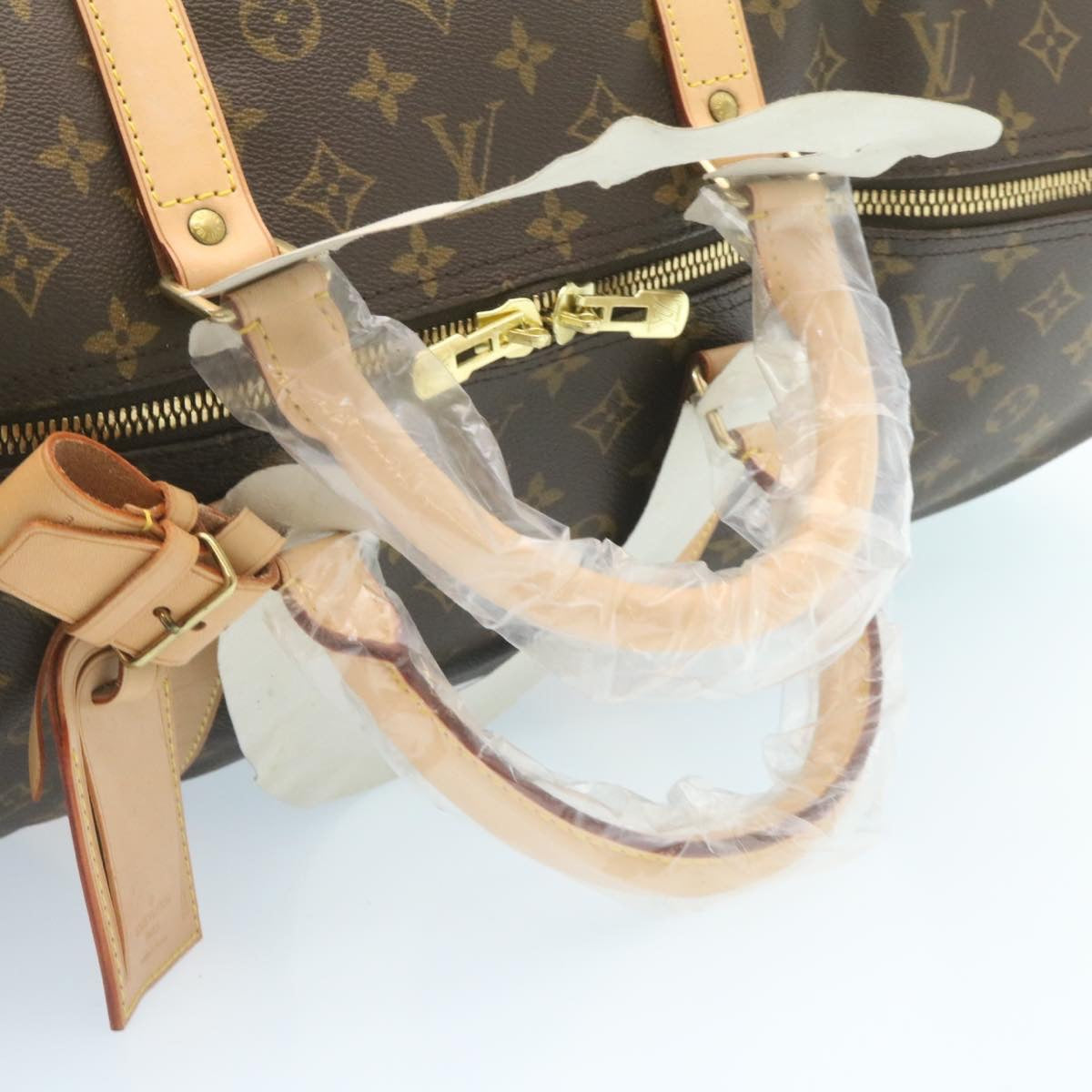 LOUIS VUITTON Monogram Keepall Bandouliere 60 Boston Bag M41412 LV Auth 27538