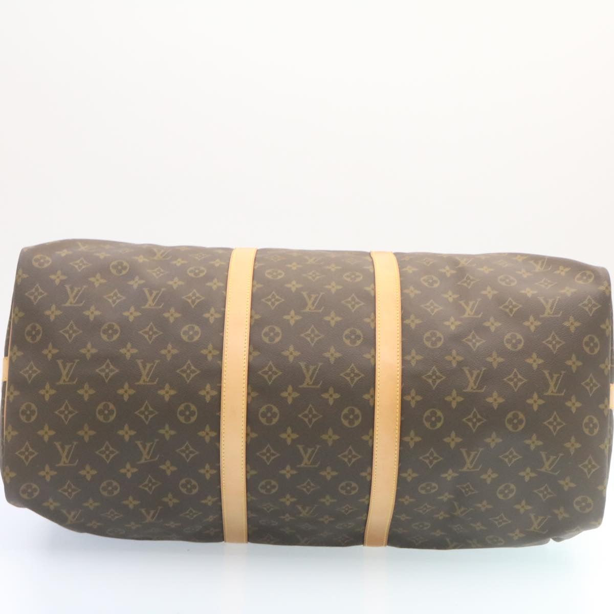 LOUIS VUITTON Monogram Keepall Bandouliere 60 Boston Bag M41412 LV Auth 27538