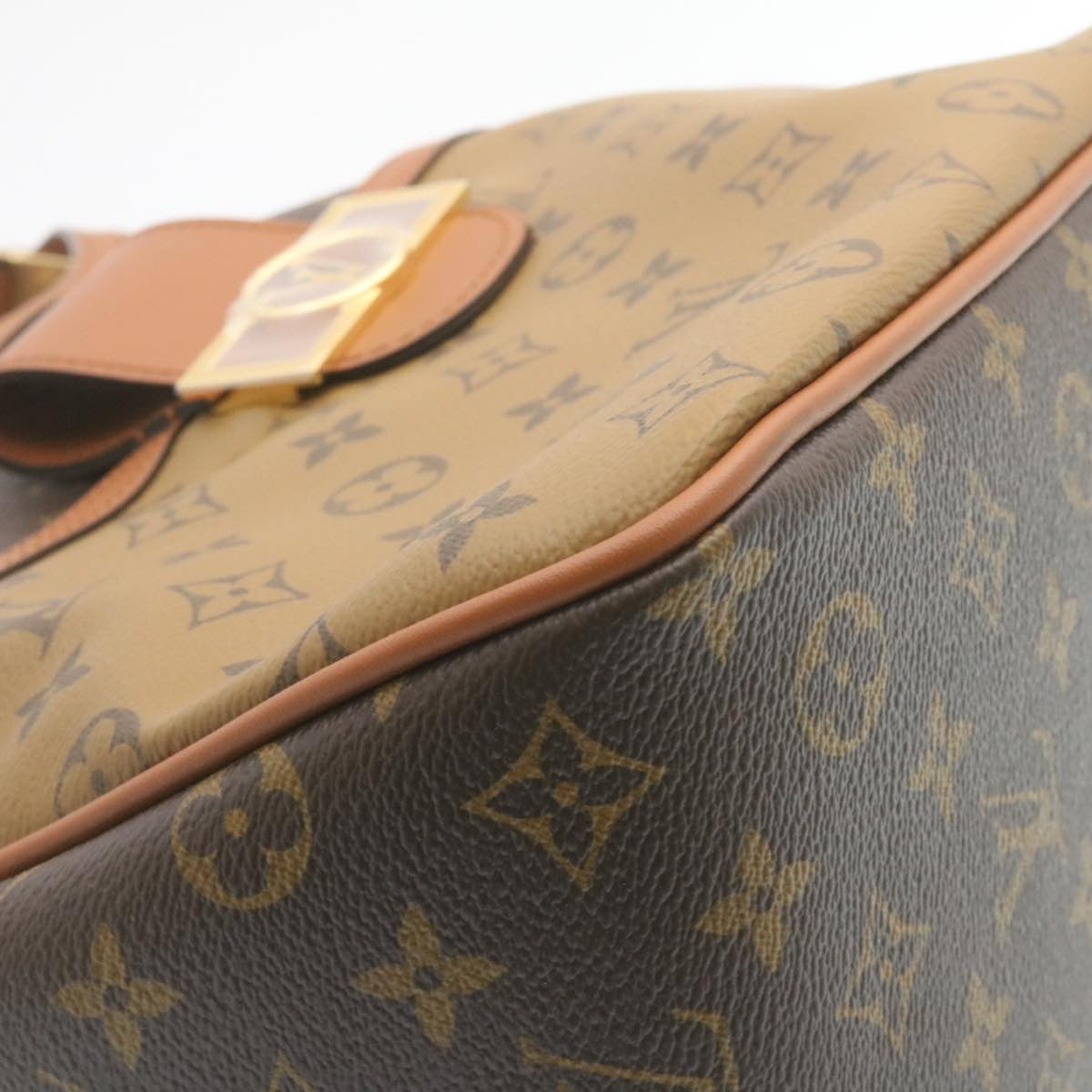 LOUIS VUITTON Monogram reverse Hobo Dauphine PM Shoulder Bag M45194 Auth 27624A