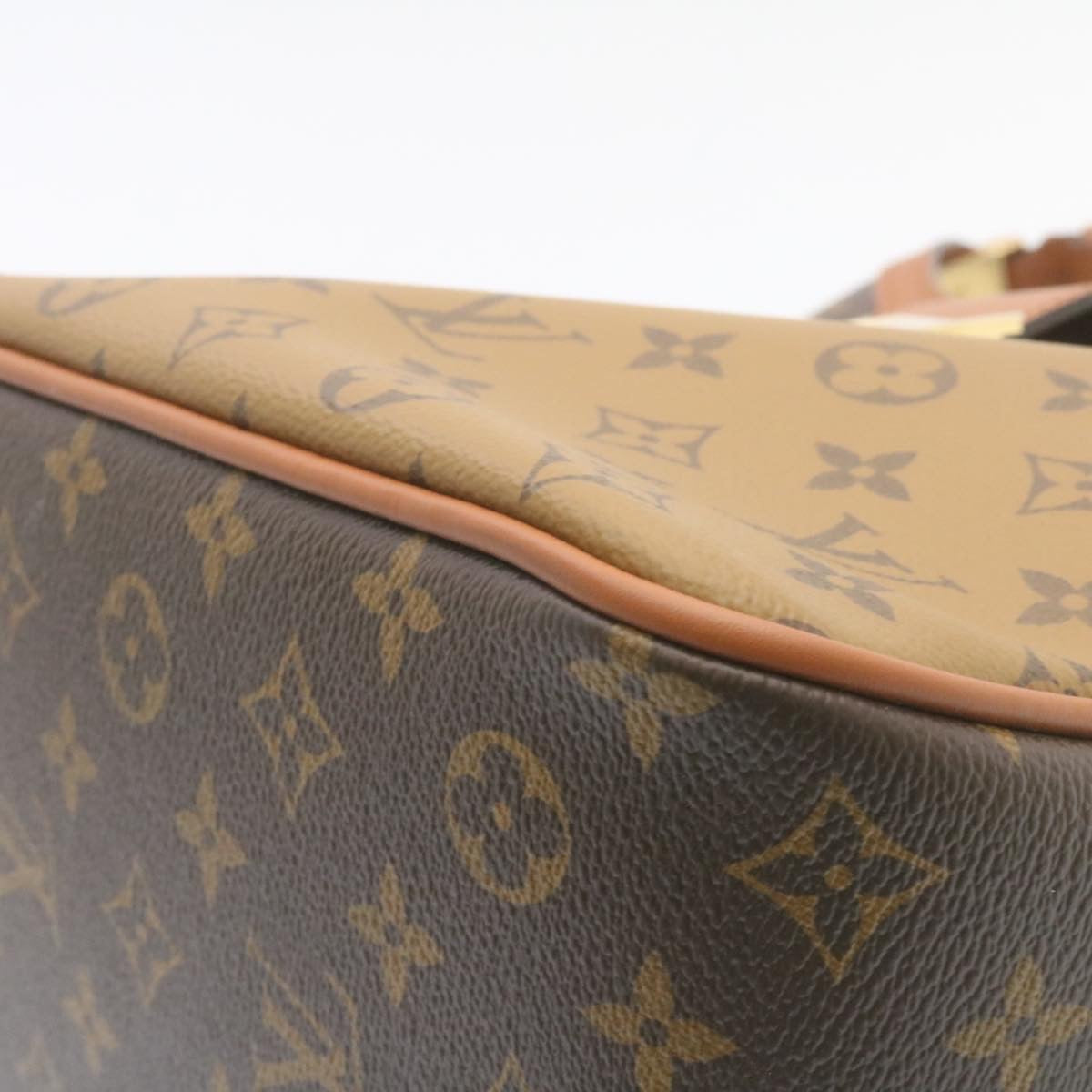 LOUIS VUITTON Monogram reverse Hobo Dauphine PM Shoulder Bag M45194 Auth 27624A