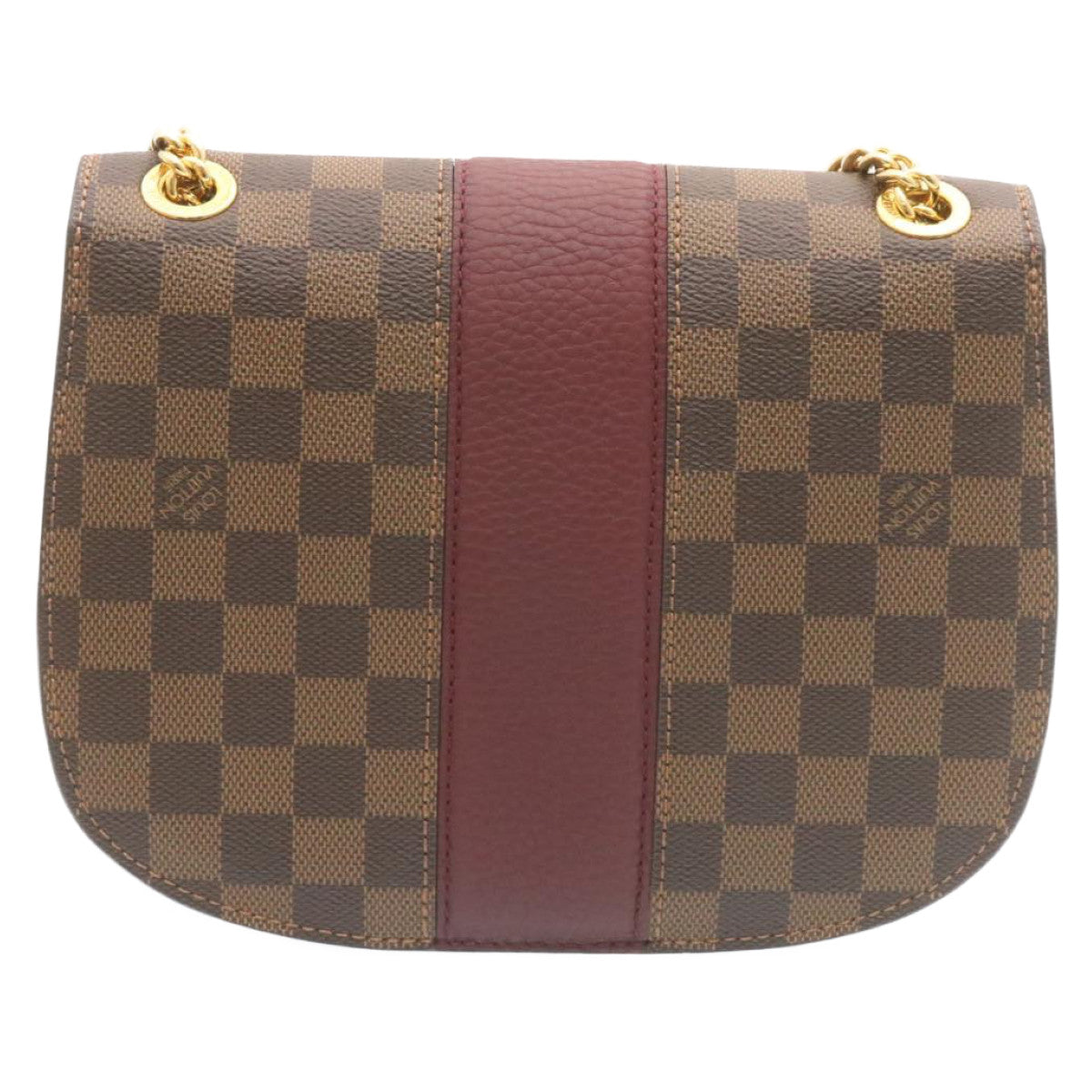 LOUIS VUITTON Damier Ebene Wight Chain Shoulder Bag N64420 LV Auth 27625A