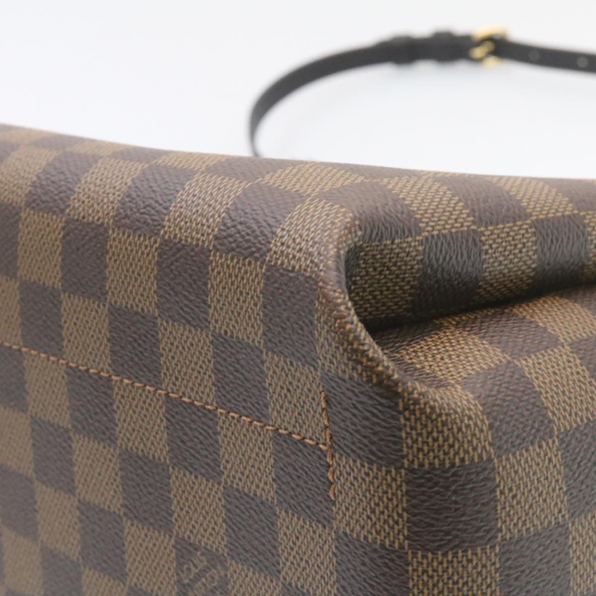 LOUIS VUITTON Damier Ebene Belmont NV BB 2way Hand Bag N60348 LV Auth 27629A