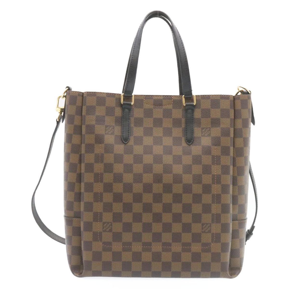 LOUIS VUITTON Damier Ebene Belmont NV BB 2way Hand Bag N60348 LV Auth 27629A