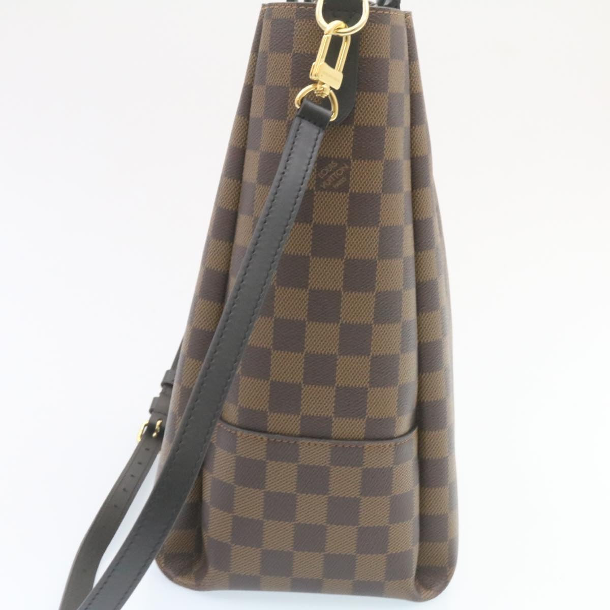 LOUIS VUITTON Damier Ebene Belmont NV BB 2way Hand Bag N60348 LV Auth 27629A